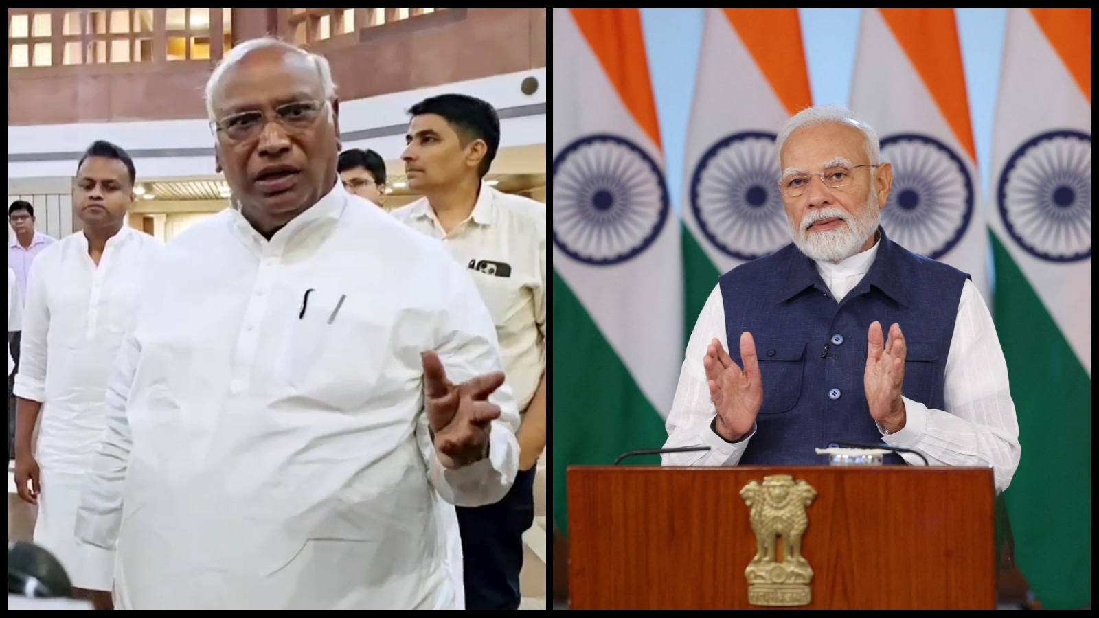 mallikarjun Kharge, modi