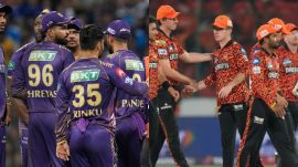 Kolkata Knight Riders will take on Sunrisers Hyderabad.