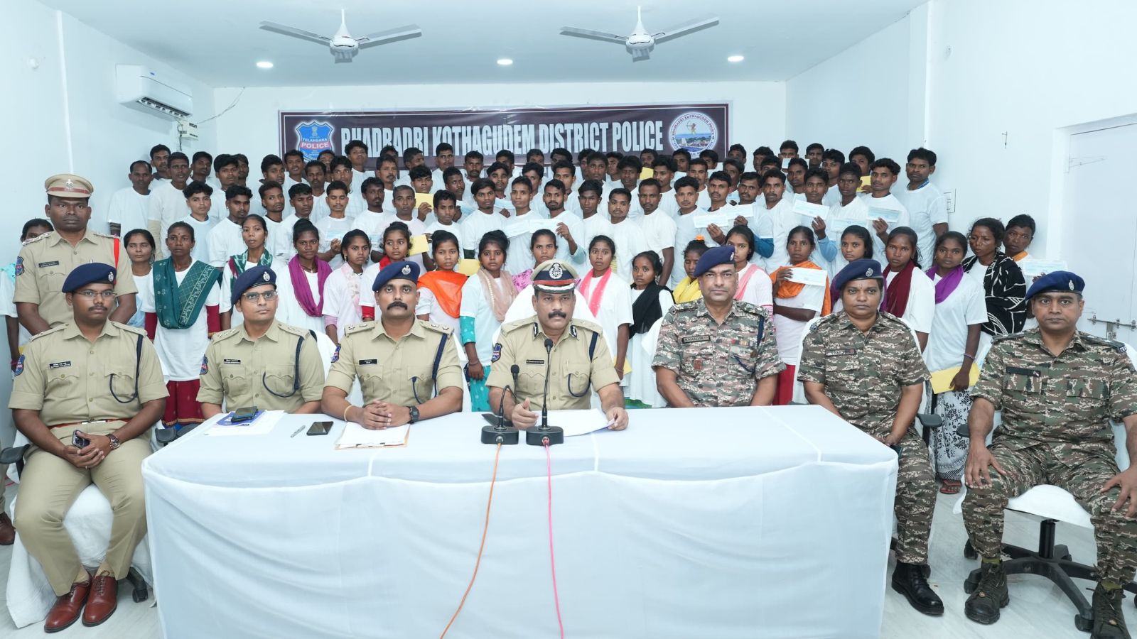86 Maoists from Chhattisgarh, including 20 women, surrender before Telangana Police