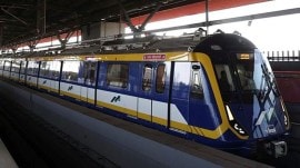 Mumbai metro line 2b trial run