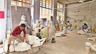 Ram Darbar, Ayodhya Ram Darbar, Ayodhya, Jaipur, Pandey Murti Kala Kendra, Ayodhya Ram Mandir, Ram Mandir, Indian express news, current affairs