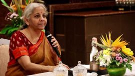 nirmala sitharaman, london, us tariffs,