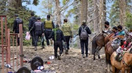 Pahalgam terror attack, Jammu and Kashmir attack, tourists injured Pahalgam, Anantnag shooting, Pahalgam news today, Baisaran meadows firing, Kashmir terrorism, terror attack J-K April 22, Indian tourists injured, Kashmir violence, security alert Pahalgam, police update Anantnag, Kashmir terror news, Pahalgam terrorist attack, Indian express