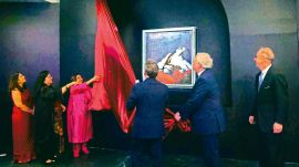 Mary Magdalene, Mary Magdalene in Ecstasy, Caravaggio painting, Caravaggio painting unveiled, Italian Embassy Cultural Centre, delhi news, India news, Indian express, current affairs