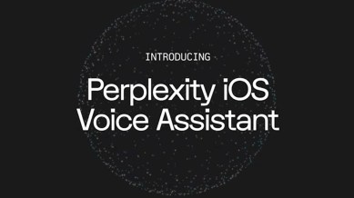 Perplexity iOS app.