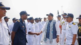 Rajnath Singh, Indian Navy, Indian Ocean region, Indian Navy Offshore Patrol Vessel Sunayna, Patrol Vessel Sunayna, Indian express news, current affairs