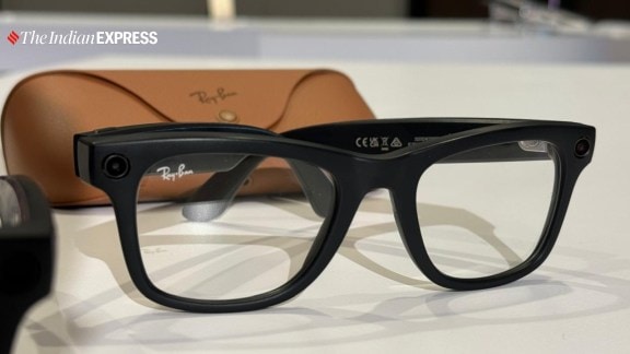 Meta is expanding the capabilities of its Ray-Ban Display smart glasses with gesture-based virtual writing, mixed reality recording, live captions, and broader app support as the company pushes deeper into AI-powered wearable computing. (Express Photo)