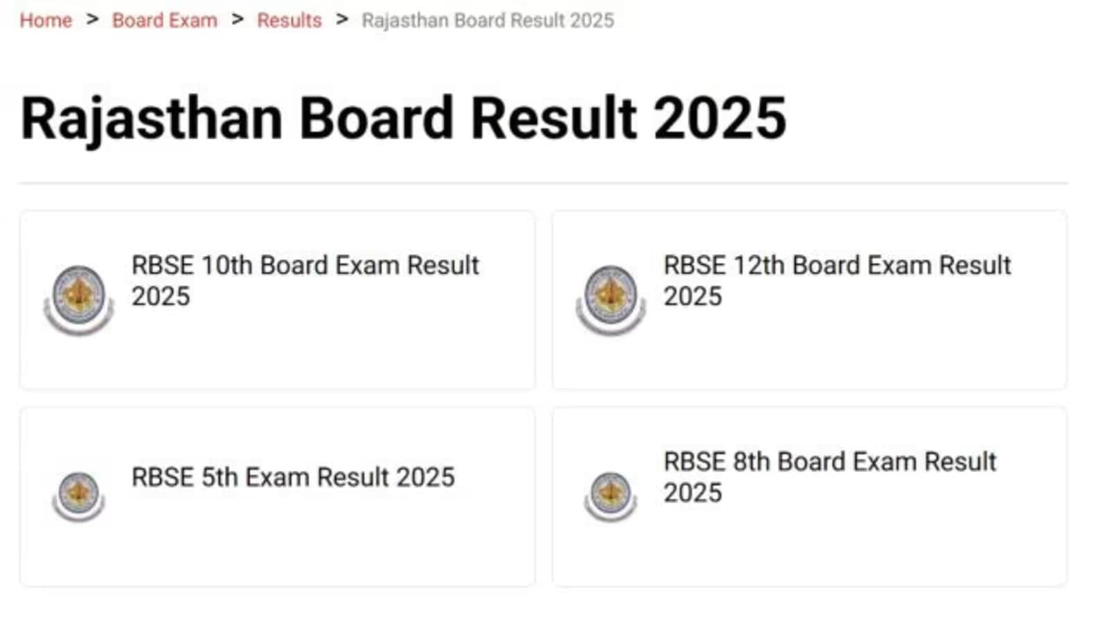 rajeduboard.rajasthan.gov.in, BSER Rajasthan Board 10th Result 2025: How check I check RBSE 10th marks on indianexpress.com?