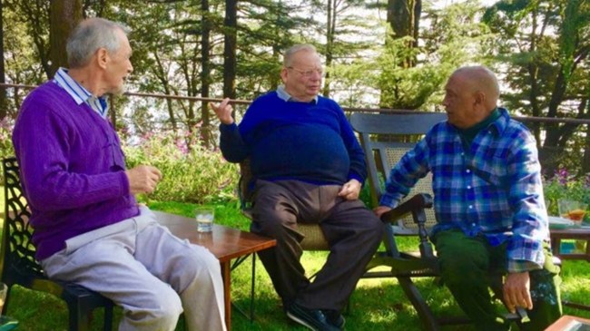 Bill Aitken and Ruskin Bond