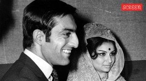 Mansoor Ali Khan Pataudi with Sharmila Tagore