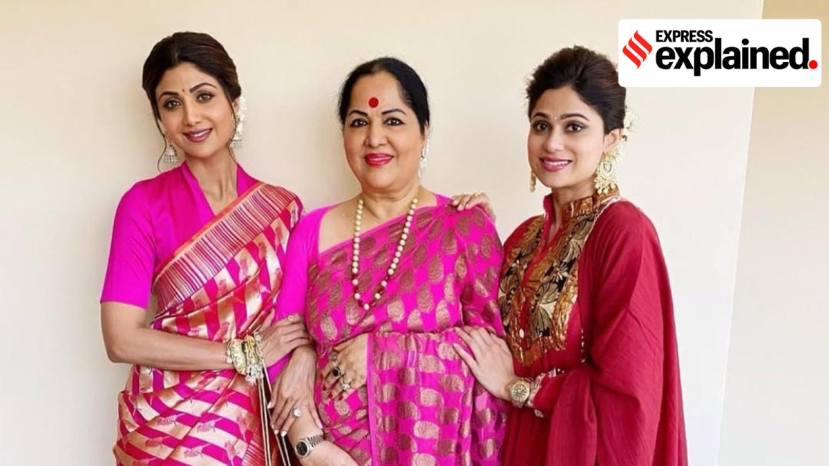 Sunanda (centre) and Shilpa (left) were arrested in the case in 2003 and later released on bail.