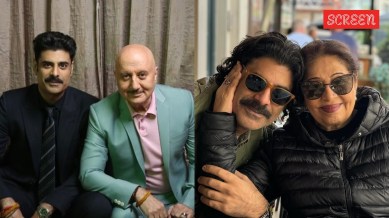 Sikander Kher is the son of Kirron Kher (right), and he grew up with her and his adoptive father Anupam Kher