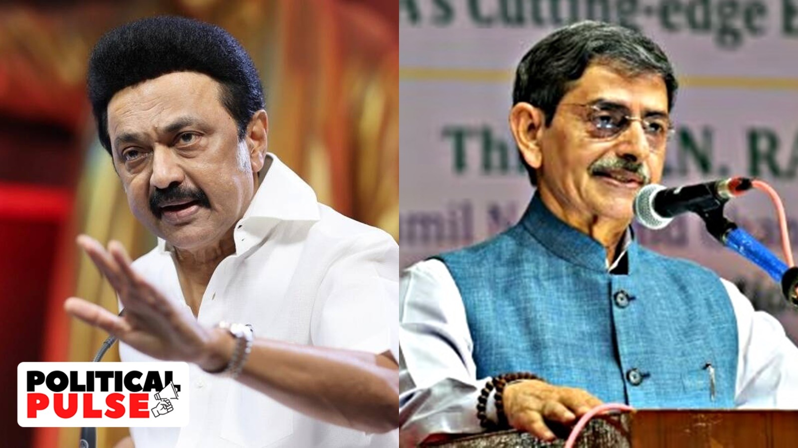 Tamil Nadu Chief Minister M K Stalin and Governor R N Ravi