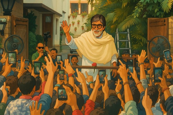 Amitabh Bachchan's Ghibli image