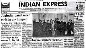 Rajiv Gandhi, Minsk, Aircraft Purchase, Doctors’ Strike, Akali Factionalism, Forty Years Ago, editorial, Indian express, opinion news, current affairs