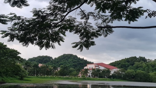 Lake in the IIT Guwahati campus