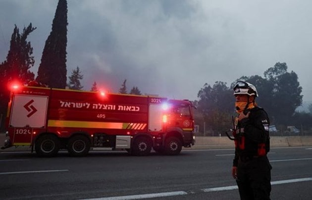 Jerusalem wildfire