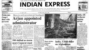 India-US talks, Iraq strikes Iran, Britain on Tamils, Storm nears Gujarat, Forty Years Ago, Indian express news, current affairs