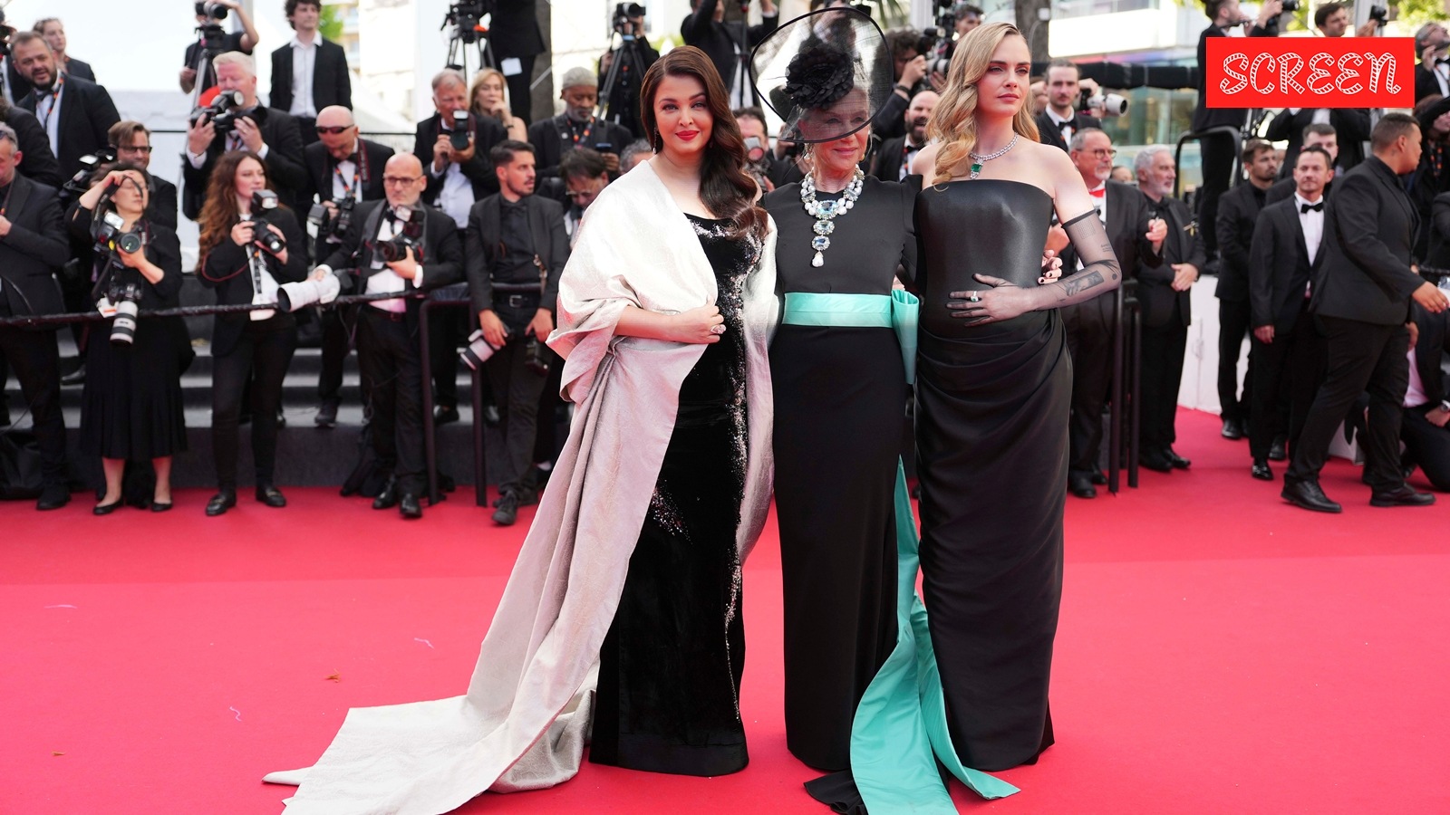 Aishwarya Rai Bachchan, Helen Mirren and Cara Delevingne