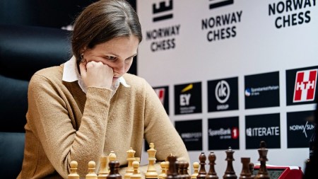 Anna Muzychuk finished as the runner-up last year in the inaugural edition of Norway Chess Women's tournament. (PHOTO: Norway Chess)