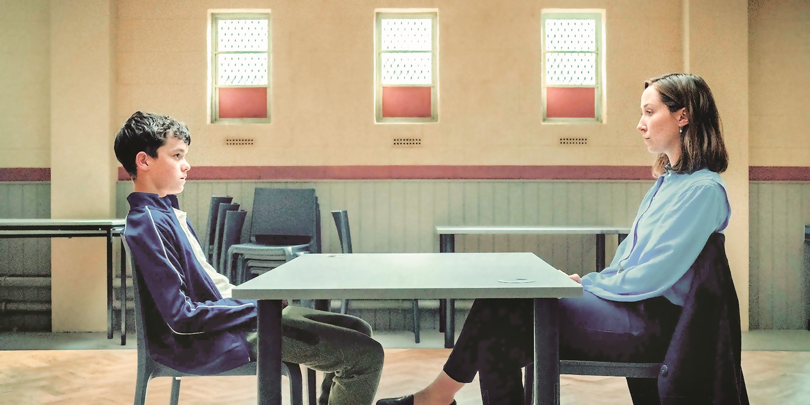 A scene from Adolescence: Jamie and his counsellor