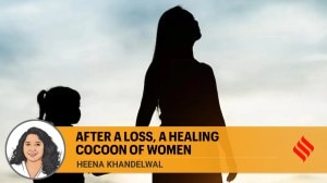 After a loss, a healing cocoon of women