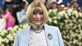 Anna Wintour attends The Metropolitan Museum of Art's Costume Institute benefit gala (Met Gala) celebrating the opening of the "Superfine: Tailoring Black Style" exhibition on Monday, May 5, 2025, in New York.