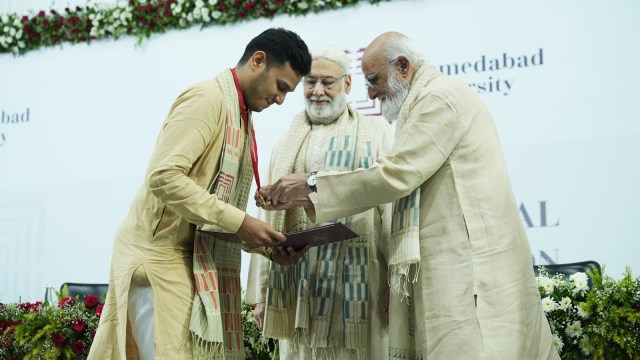 15th Ahmedabad University convocation: 833 awarded degrees, gold medals to 5
