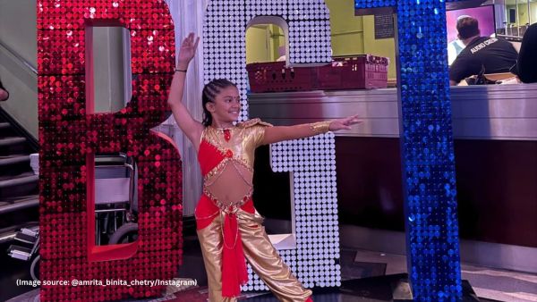 As she entered the grand finale, Binita Chetry will compete against nine other talented finalists (Image source: @amrita_binita_chetry/Instagram)