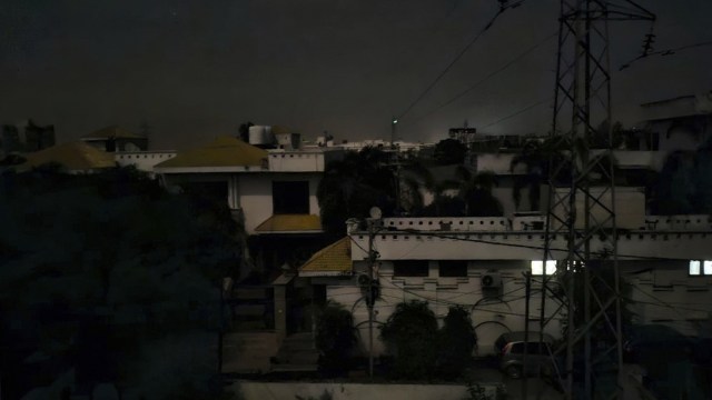 Blackout in Jammu after Pakistan launched its first major attempt targeting the city (AP photo)