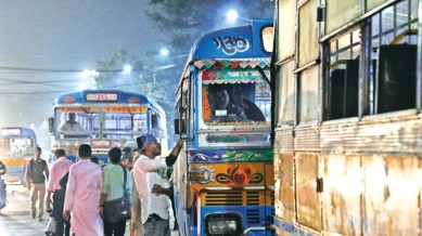 West Bengal private bus operators, West Bengal private bus operators strike, Bengal private bus operators strike, bus operators strike, Indian express news, current affairs
