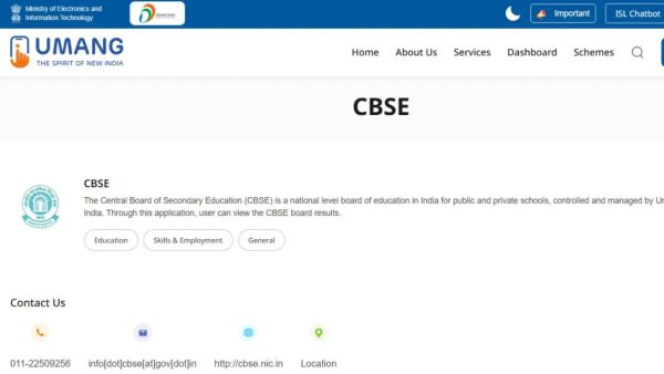 CBSE Board Class 10 and 12 Result 2025: Check result on Umang