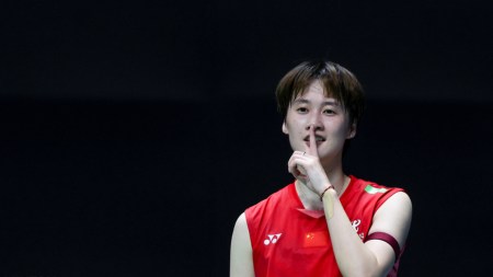 Singapore Open: Yufei brought An Seyoung's 27-match winning streak to a close. (BWF / BadmintonPhoto)