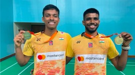 The last few months have squeezed Chirag Shetty and his doubles partner, Satwiksairaj Rankireddy, dry, with grimness and tragedies. (PHOTO: BAI)
