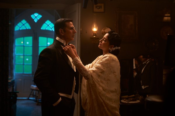 Akshay Kumar and Regina Cassandra in Kesari 2.