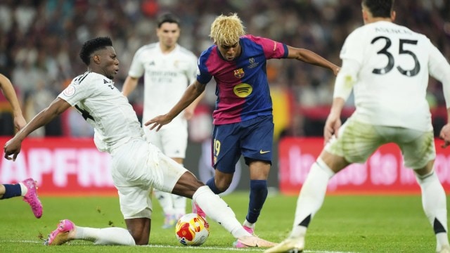 Barcelona vs Real Madrid El Clasico Live Streaming: تحقق من كل ما تحتاج إلى معرفته لـ FCB vs RMA La Liga 2024-25. (الصورة: AP)