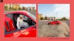 After grandson handed the car keys to Kishan Singh, he got into the car with his friend and started to to drift and spin the car