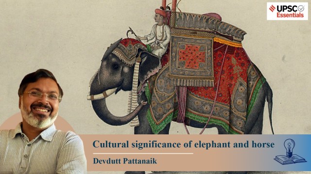 Elephant and horse