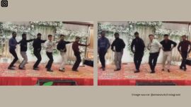 Aman Tiwari, a professional dancer known for his appearances on reality shows, choreographed the routine