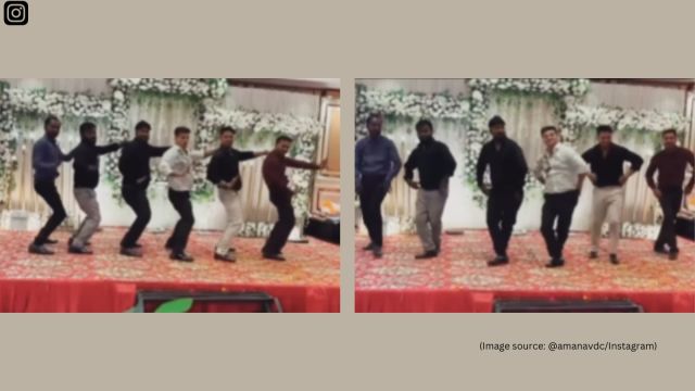 Aman Tiwari, a professional dancer known for his appearances on reality shows, choreographed the routine