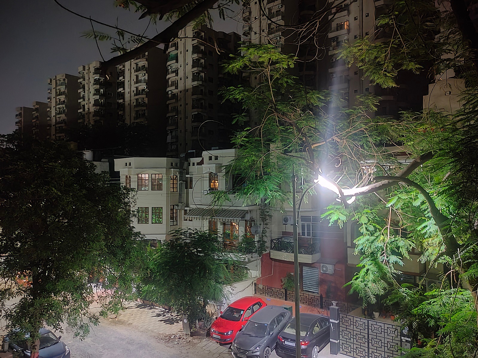 Residential societies in Gurgaon switched off their lights to observe the blackout
