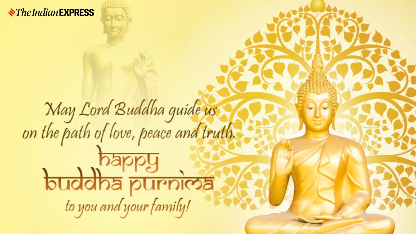 May the teachings of the Enlightened One fill your life with peace and purpose — Happy Buddha Purnima. Happy Buddha Purnima 2025 Wishes Images (4)