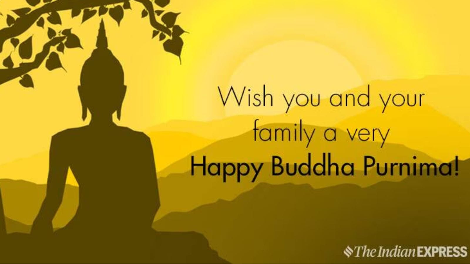 Wishing you peace, love, and light on this sacred day — Happy Buddha PurnimaHappy Buddha Purnima 2025 Wishes Images (5)