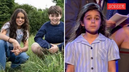 Dominic McLaughlin, Arabella Stanton, and Alastair Stout in HBO’s first promo for the new Harry Potter series