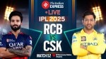 IPL 2025, RCB vs CSK Live Cricket Score: Royal Challengers Bengaluru host Chennai Super Kings on Friday