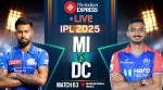 IPL 2025, MI vs DC Live Cricket Score