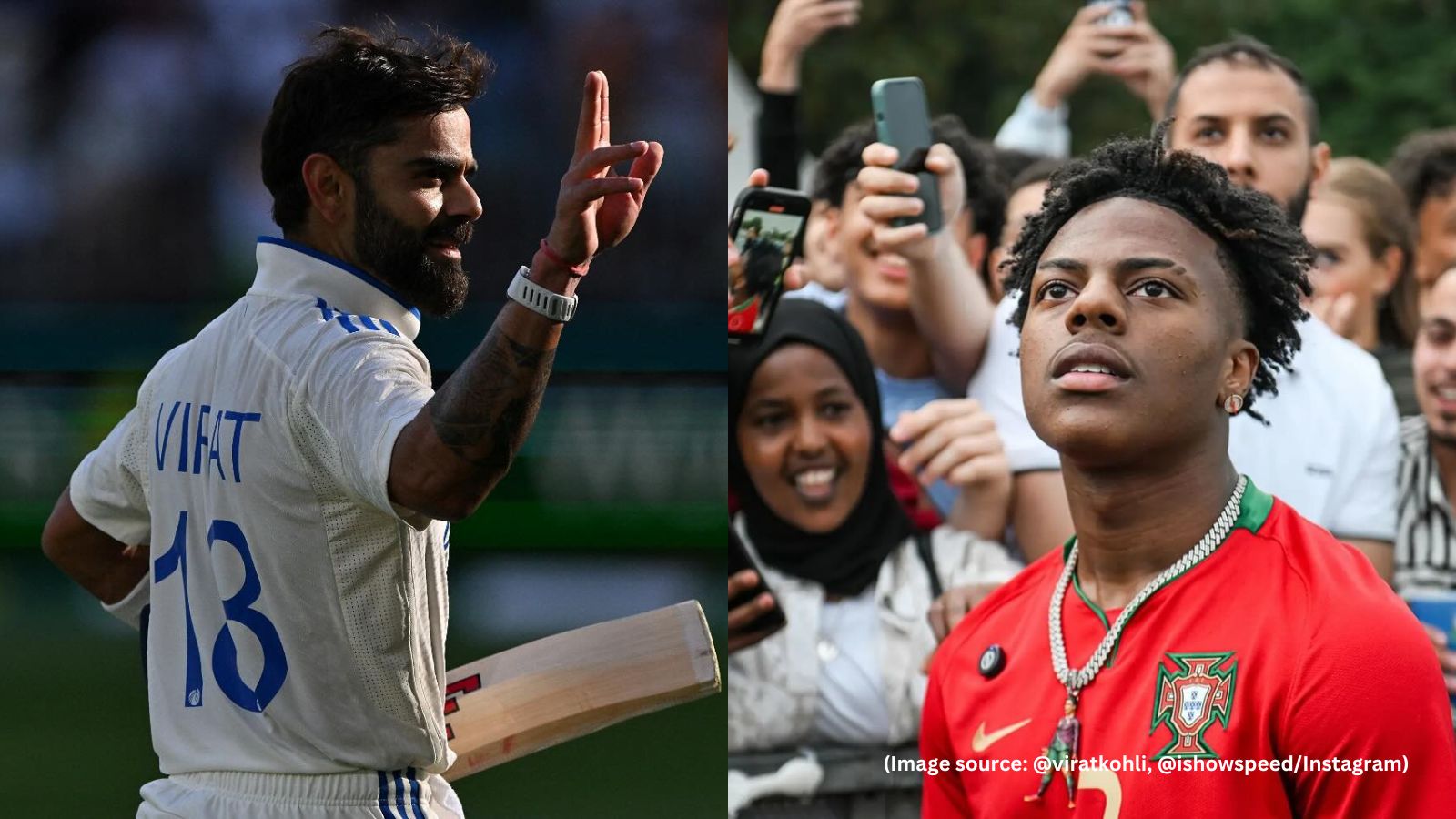 ‘Why would he retire?’:IShowSpeed reacts to Virat Kohli’s retirement from Test cricket. Watch | Trending News ‘Why would he retire?’:IShowSpeed reacts to Virat Kohli’s retirement from Test cricket. Watch | Trending News