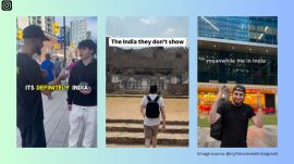 The creator travels to India and showcases a different reality to his followers