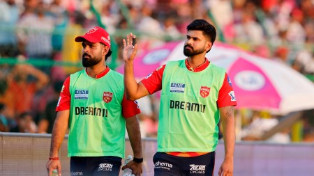 Shreyas Iyer didn't field during the RR chase. (Sportzpics)