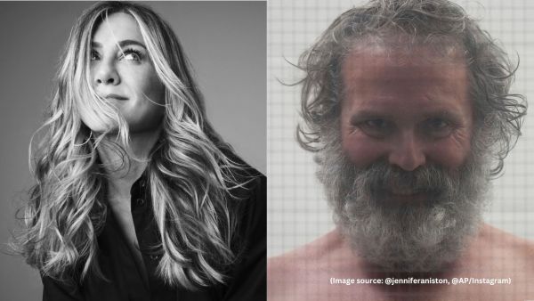 The stalker did not speak during the proceedings, nor did he enter a plea (Image source: @jenniferaniston, @AP/Instagram)